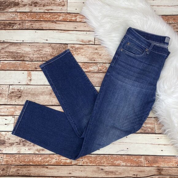 KUT From The Kloth Women's Katy Boyfriend Jeans Sz 6 Mid Rise Zipper Fly - Picture 1 of 7